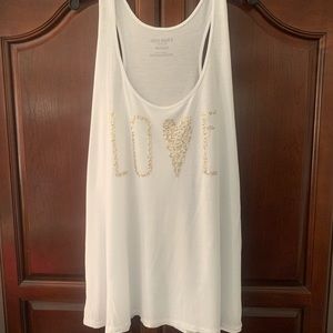 Loose flowy tank top!! Sequins!!🥰
